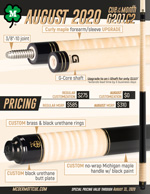 G201C2 August 2020 Cue of the Month flyer